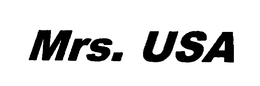MRS. USA trademark