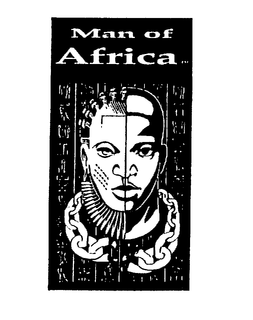 MAN OF AFRICA 1992 PARADIGM ENTERPRISES trademark