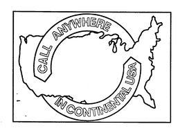 CALL ANYWHERE IN CONTINENTAL USA trademark
