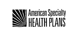 AMERICAN SPECIALTY HEALTH PLANS trademark