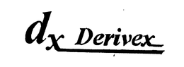 DX DERIVEX trademark
