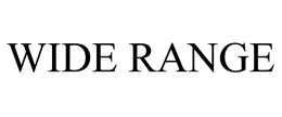 WIDE RANGE trademark