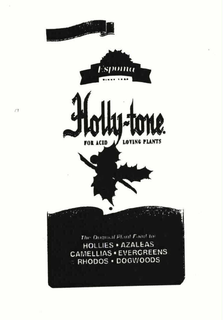 ESPOMA HOLLY-TONE FOR ACID LOVING PLANTS trademark