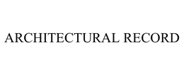 ARCHITECTURAL RECORD trademark