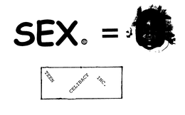 SEX. = TEEN CELIBACY, INC. trademark