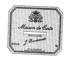 MAISON DE COSTE J BORDONADO SEECTON PRIVEE MIS EN BOUTEILLE PAR AURAN FRANCE trademark