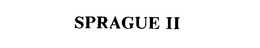 SPRAGUE II trademark