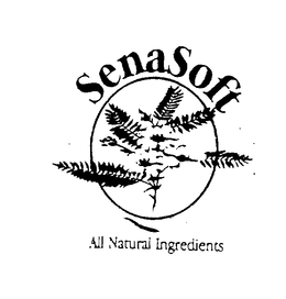 SENASOFT ALL NATURAL INGREDIENTS trademark