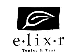 E LIX R TONICS & TEAS trademark