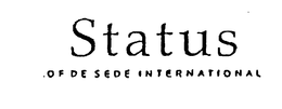 STATUS OF DE SEDE INTERNATIONAL trademark