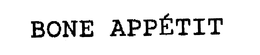 BONE APPETIT trademark
