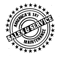AMERICA'S 1ST SALES & SERVICE MAINTENANCE trademark