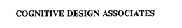 COGNITIVE DESIGN ASSOCIATES trademark