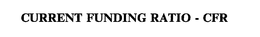 CURRENT FUNDING RATIO - CFR trademark