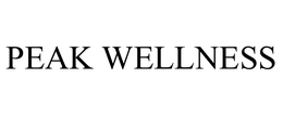PEAK WELLNESS trademark