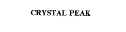 CRYSTAL PEAK trademark