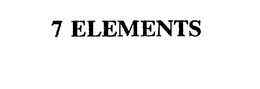 7 ELEMENTS trademark