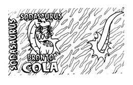 SODASAURUS BRONTO COLA trademark