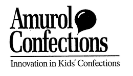 AMUROL CONFECTIONS INNOVATION IN KIDS' CONFECTIONS trademark
