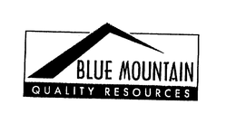 BLUE MOUNTAIN QUALITY RESOURCES trademark