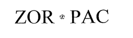 ZOR Z PAC trademark