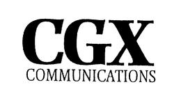 CGX COMMUNICATIONS trademark