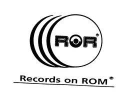 ROR RECORDS ON ROM trademark