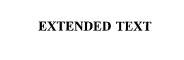 EXTENDED TEXT trademark