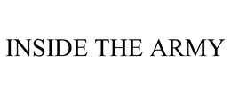 INSIDE THE ARMY trademark