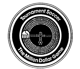 TOURNAMENT SOCCER THE MILLION DOLLAR GAME trademark