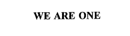 WE ARE ONE trademark