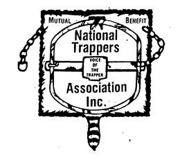 MUTUAL BENEFIT NATIONAL TRAPPERS VOICE OF THE TRAPPER ASSOCIATION INC. trademark