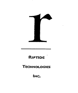 R RIPTIDE TECHNOLOGIES trademark