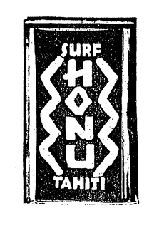 HONU SURF TAHITI trademark