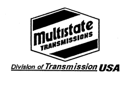 MULTISTATE TRANSMISSIONS DIVISION OF TRANSMISSION USA trademark