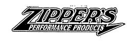 ZIPPER'S PERFORMANCE PRODUCTS trademark