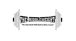 THE MIDDLEWEIGHT "THE ONLY BRUSH WITH BUILT-IN ELBOW GREASE" trademark