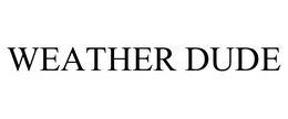 WEATHER DUDE trademark