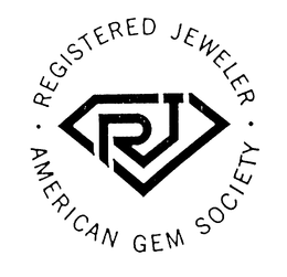 RJ REGISTERED JEWELER AMERICAN GEM SOCIETY trademark