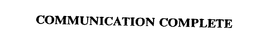 COMMUNICATION COMPLETE trademark