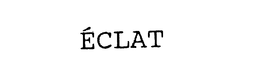 ECLAT trademark