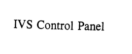 IVS CONTROL PANEL trademark