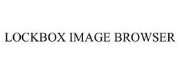 LOCKBOX IMAGE BROWSER trademark