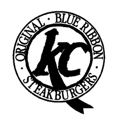 ORIGINAL BLUE RIBBON STEAKBURGERS trademark
