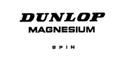 DUNLOP MAGNESIUM SPIN trademark