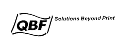 QBF SOLUTIONS BEYOND PRINT trademark