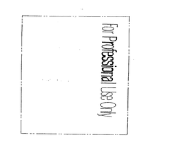 FOR PROFESSIONAL USE ONLY trademark