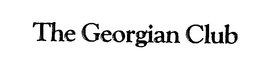 THE GEORGIAN CLUB trademark