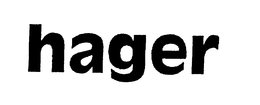 HAGER trademark