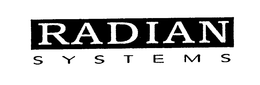 RADIAN SYSTEMS trademark